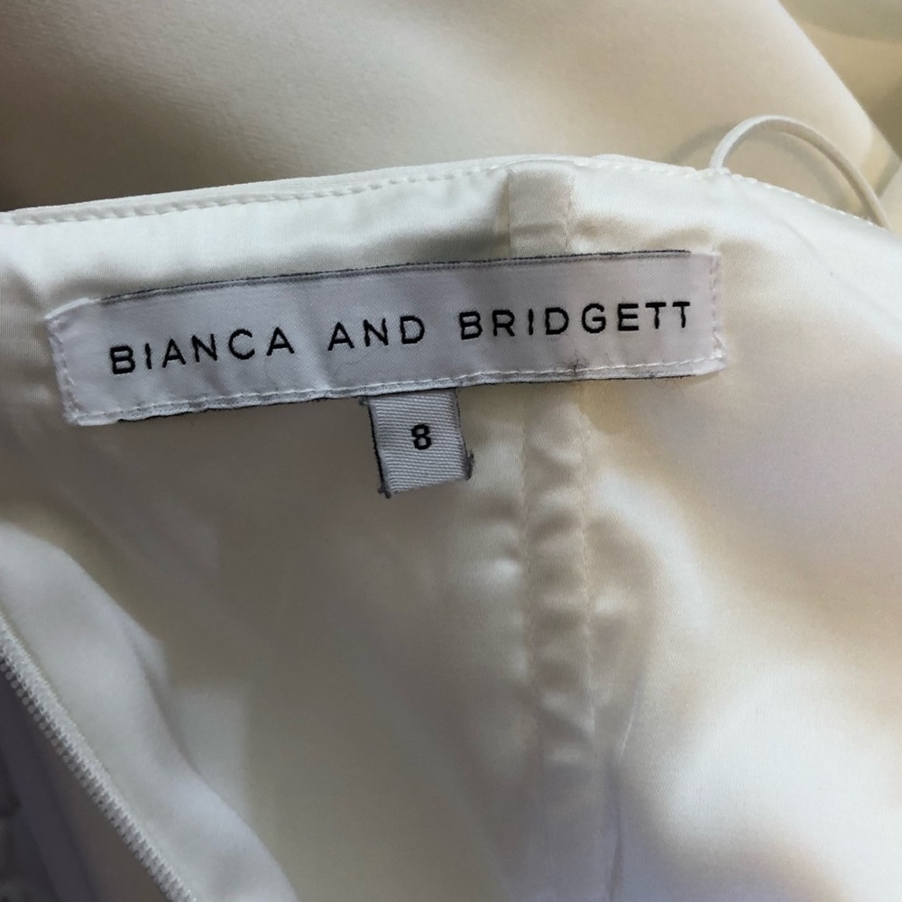 Bianca and Bridgett White Bodycon Dress - Picture 3 of 11